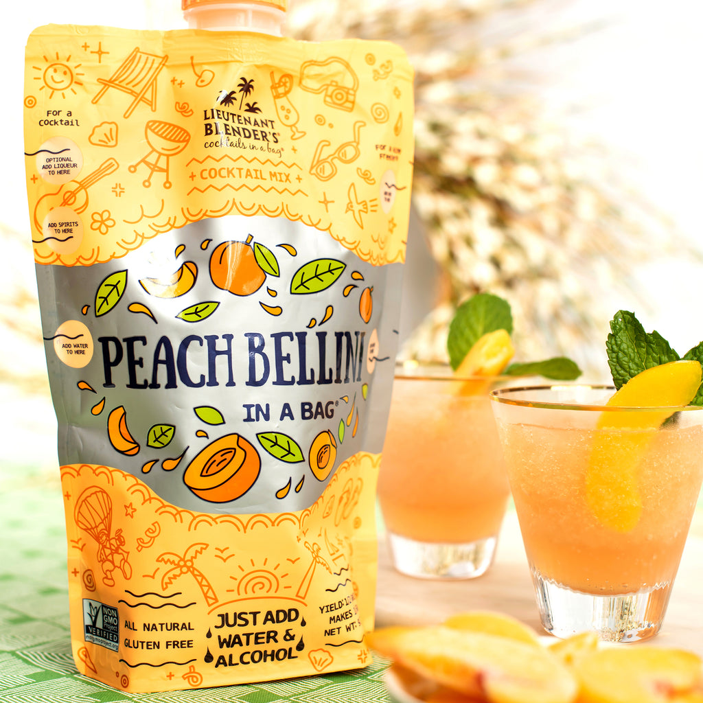 Peach Bellini in a Bag