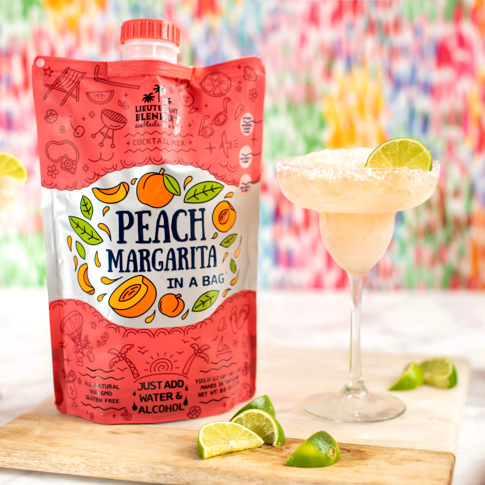 Peach Margarita in a Bag