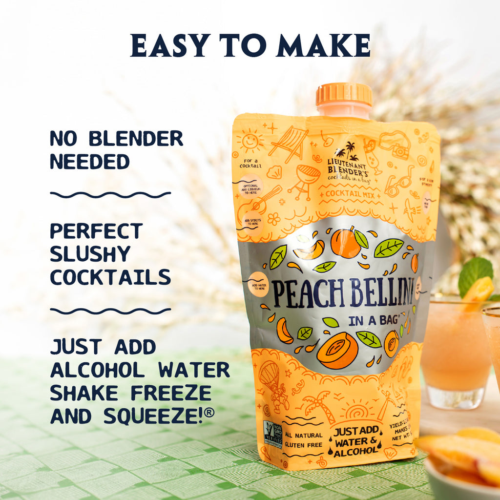 Peach Bellini in a Bag