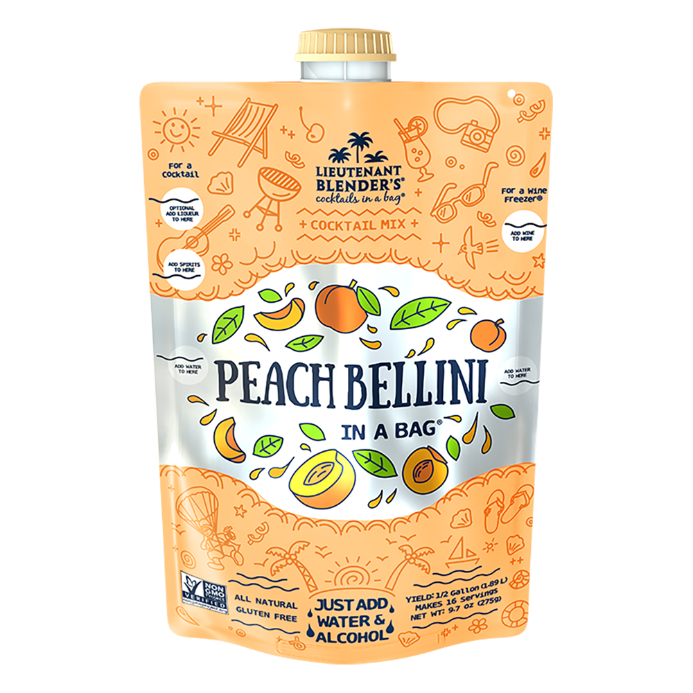 Peach Bellini in a Bag