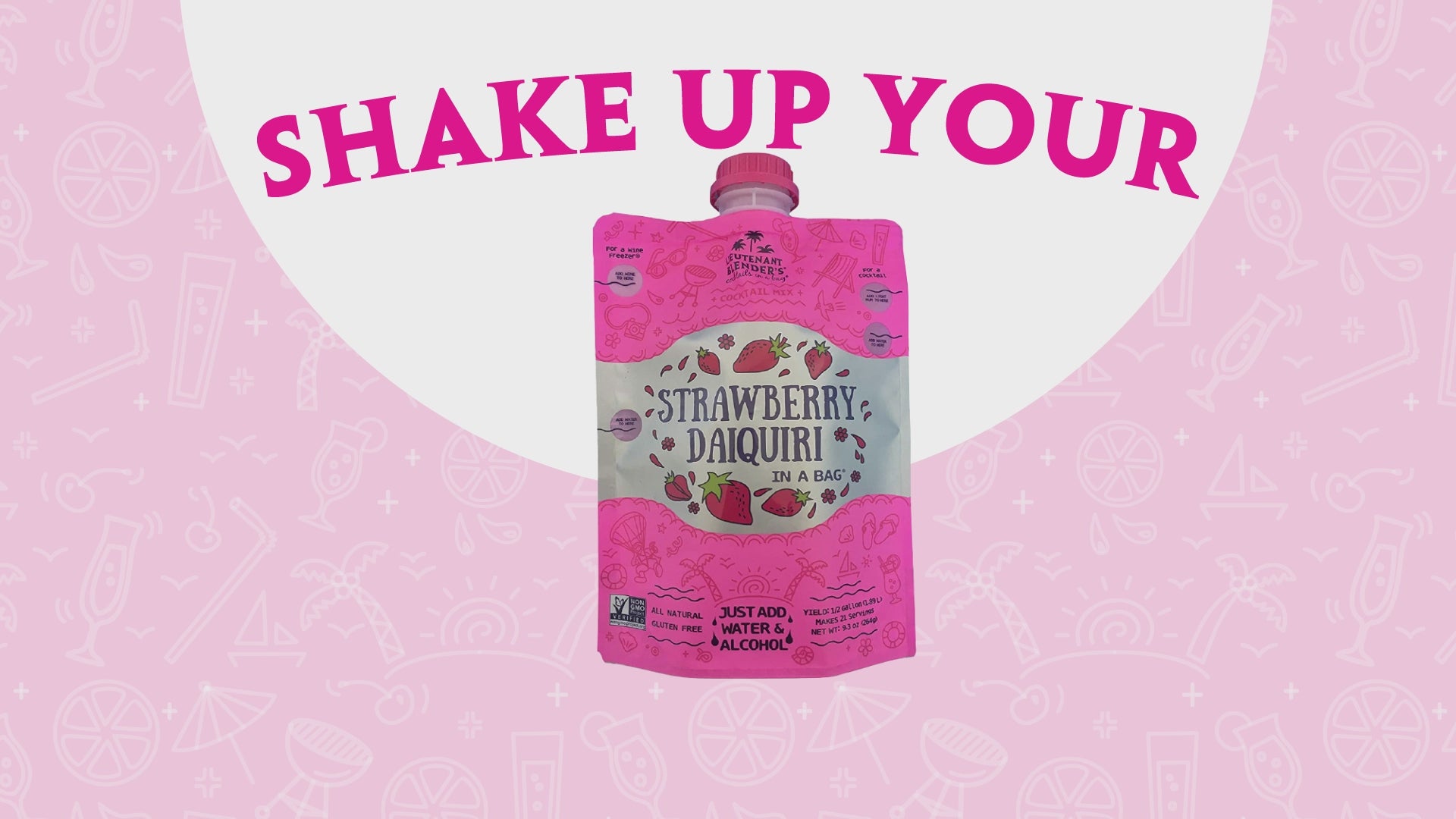 Strawberry Daiquiri in a Bag